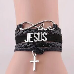 Cross Braided  Bible Wrap Bracelet
